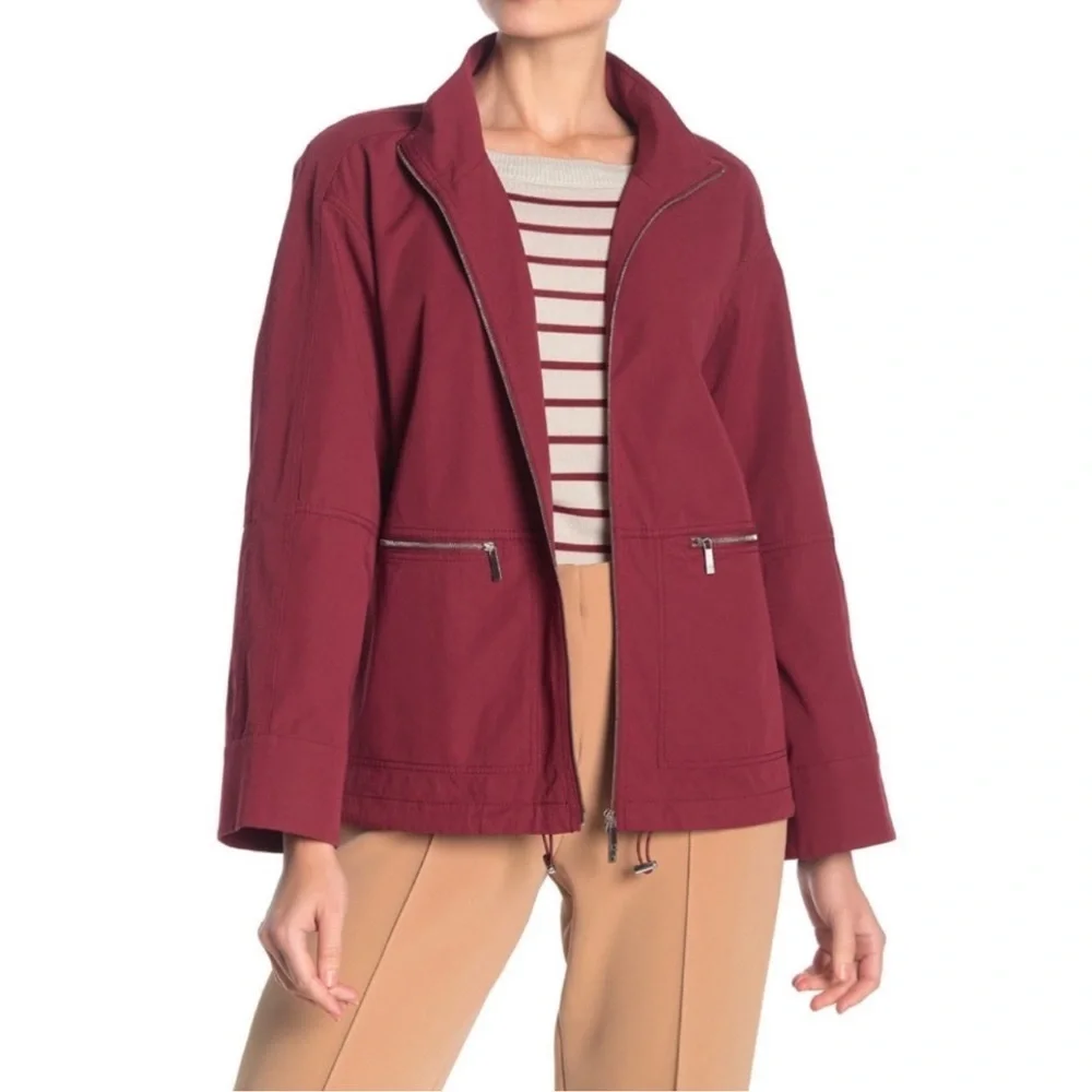 Lafayette 148 New York Kellen Zip Jacket - Picture 1 of 8